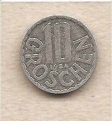40631 - Austria - moneta circolata da 10 Groschen - 1984