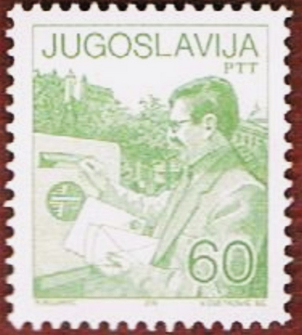 52383 - 1987 Jugoslavia Buca da lettere 60 - nuovo