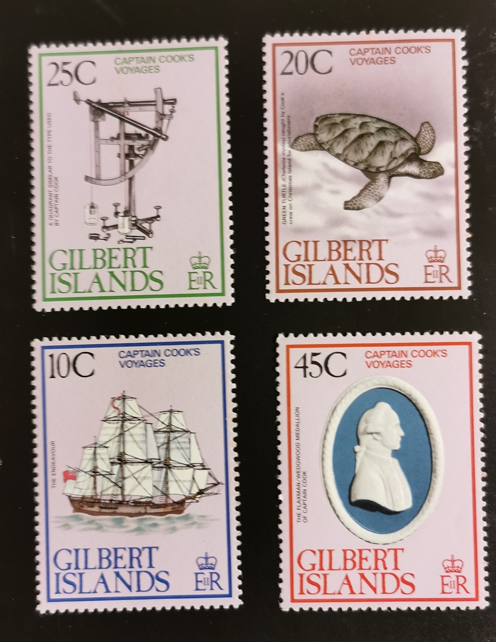 52774 - GILBERT ISLANDS VIAGGI DI COOK SERIE COMPLETA NUOVA